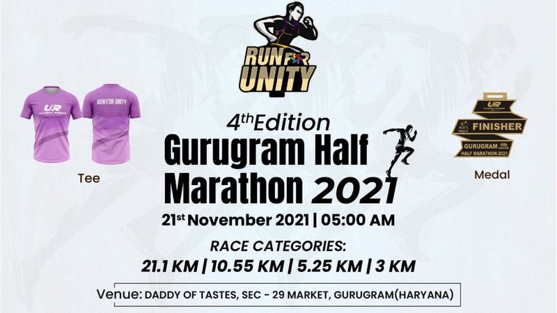 4th Edition Gurugram Half Marathon-2021