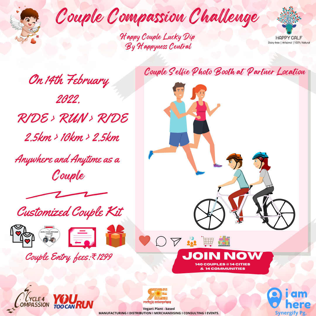 Couple Cycling Compassion Challenge - Postponed