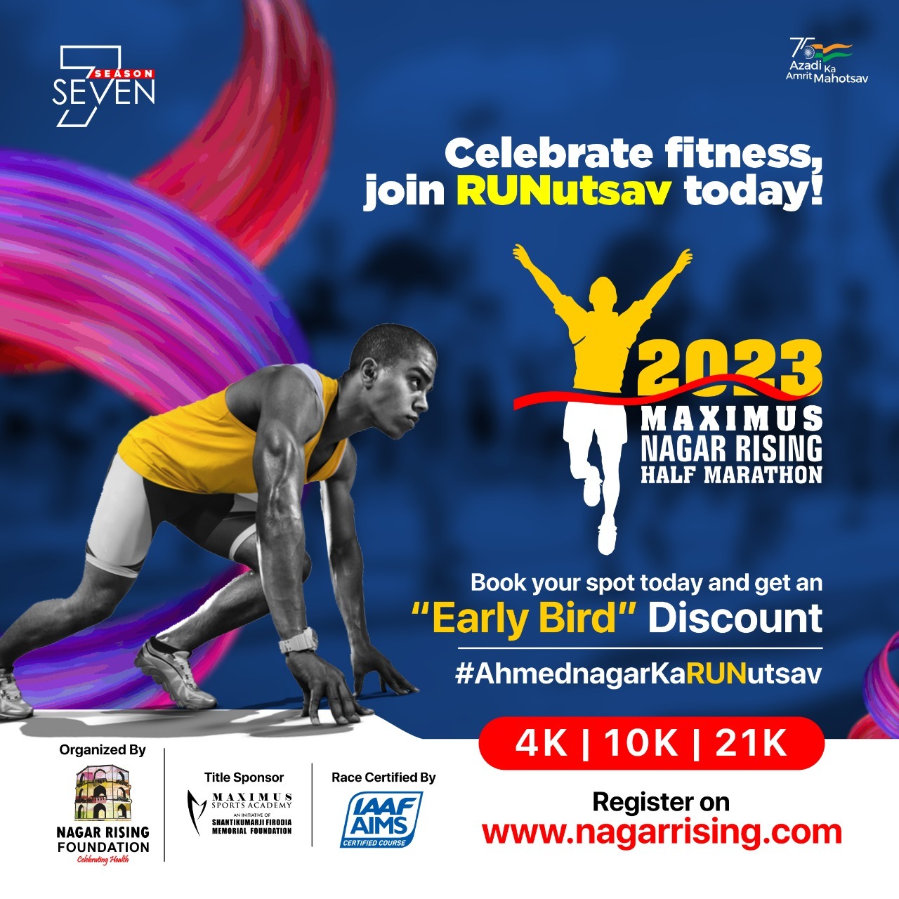 Maximus Nagar Rising Half Marathon 2023