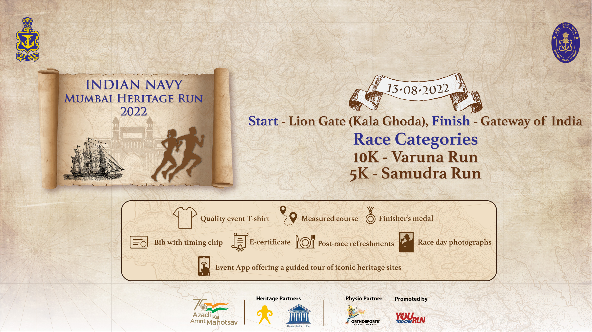 Indian Navy Mumbai Heritage Run 2022