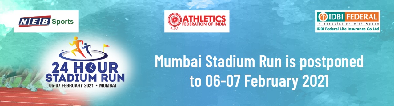 Ageas Federal 24 Hour Stadium Run, Mumbai 2021