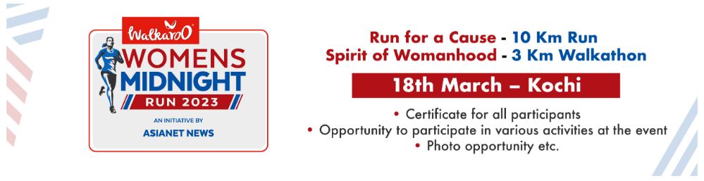 Walkaroo Women's Midnight Run - Kochi