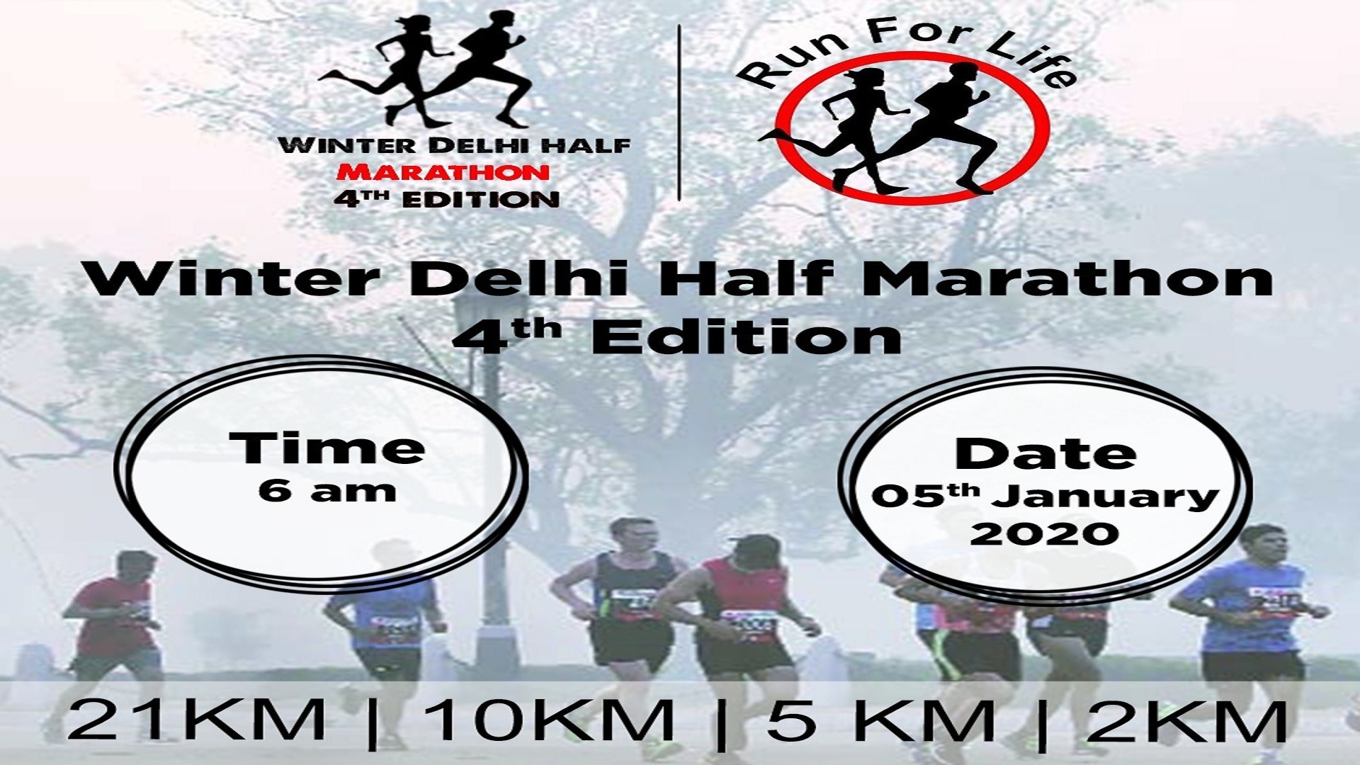 Winter Delhi Half Marathon 2020