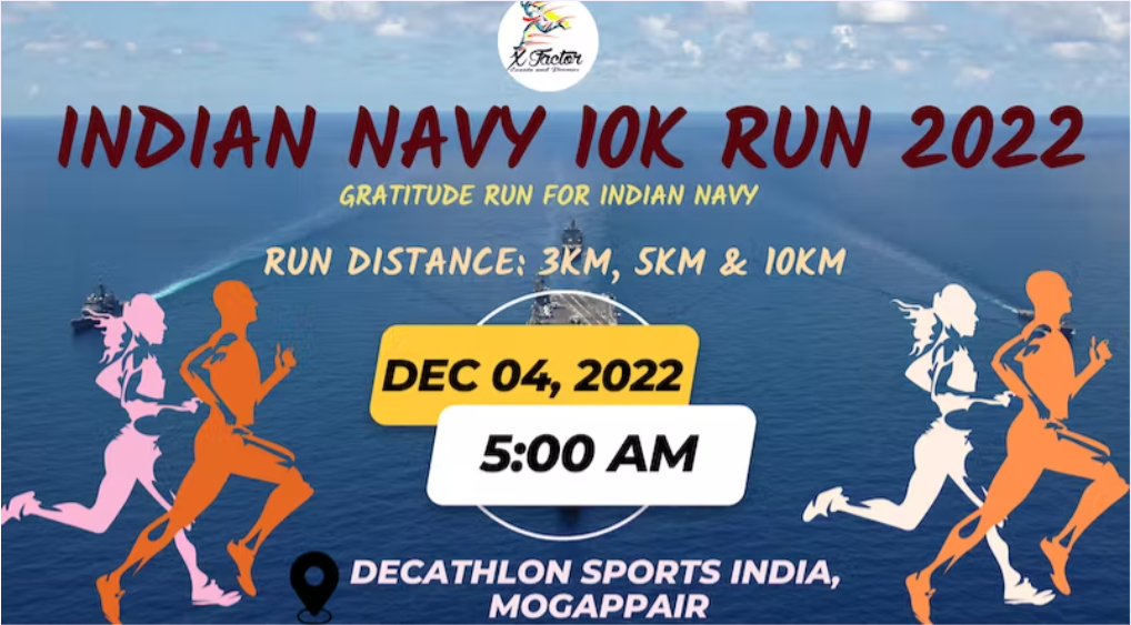 Indian Navy 10k Run 2022