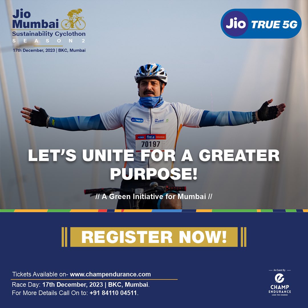 Jio Mumbai Sustainability Cyclothon Season 2