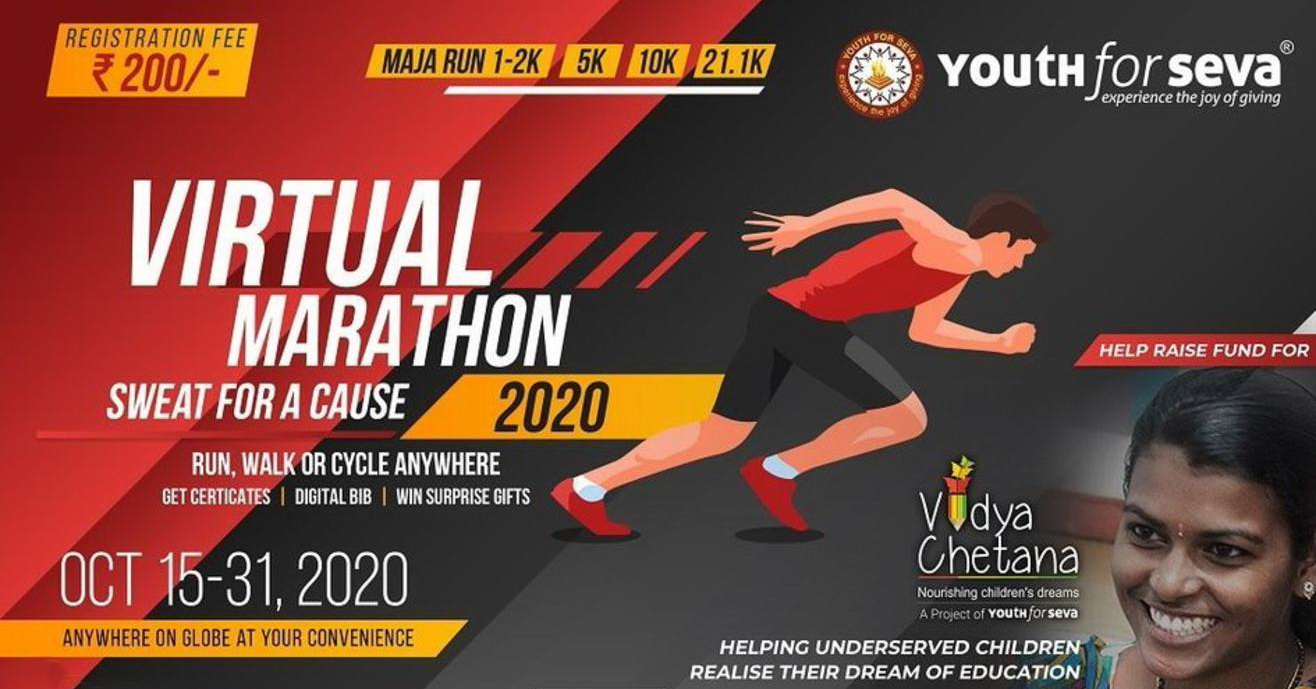 Youth For Seva Virtual Marathon  2020