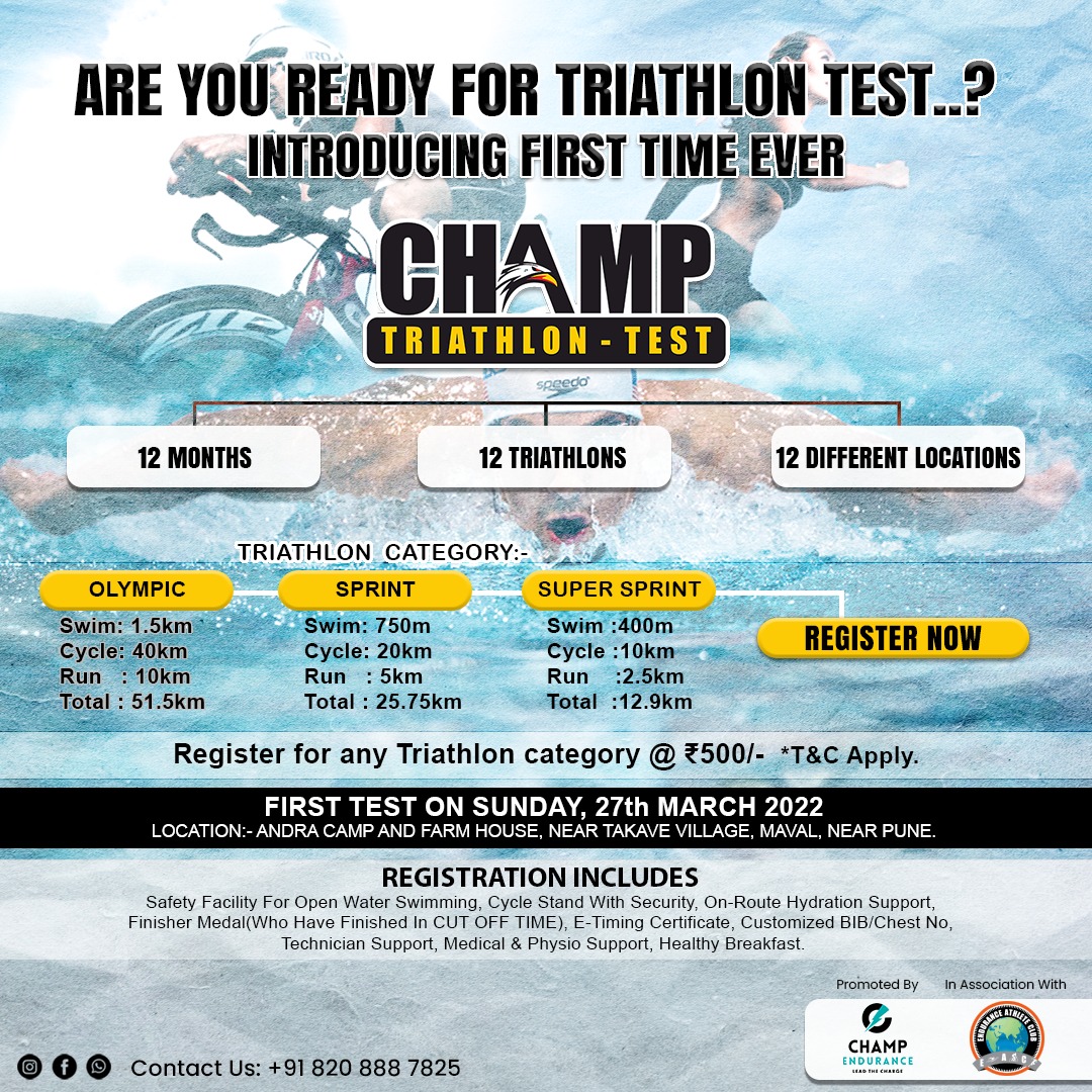 Champ Triathlon Test - March