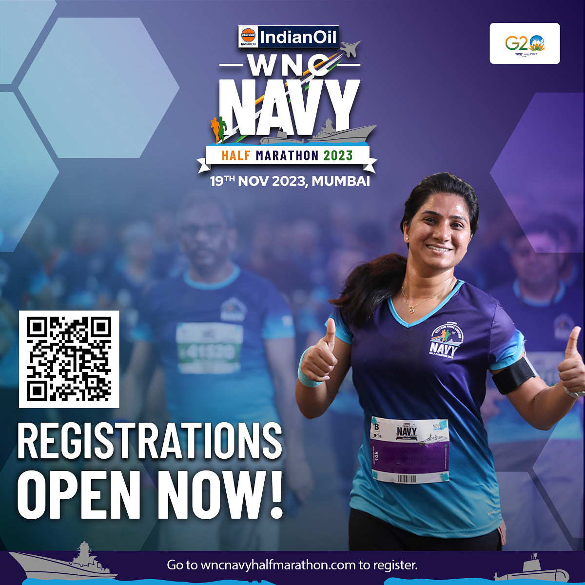 Indianoil Wnc Navy Half Marathon 2023