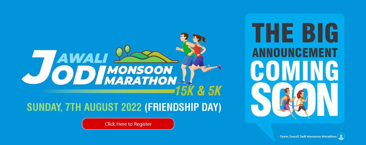 Jawali Jodi Monsoon Marathon 2022