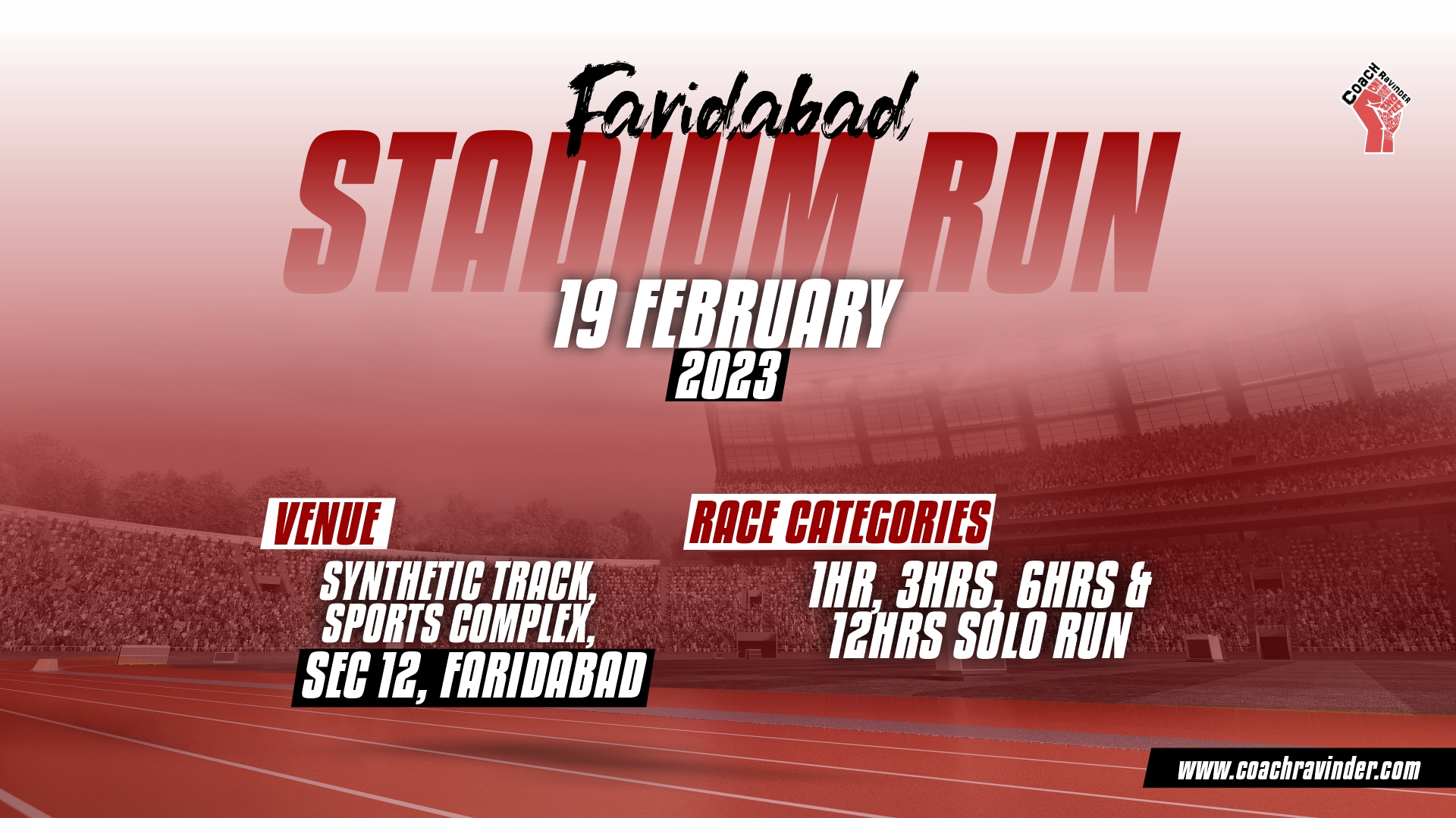 Faridabad Stadium Run 2023