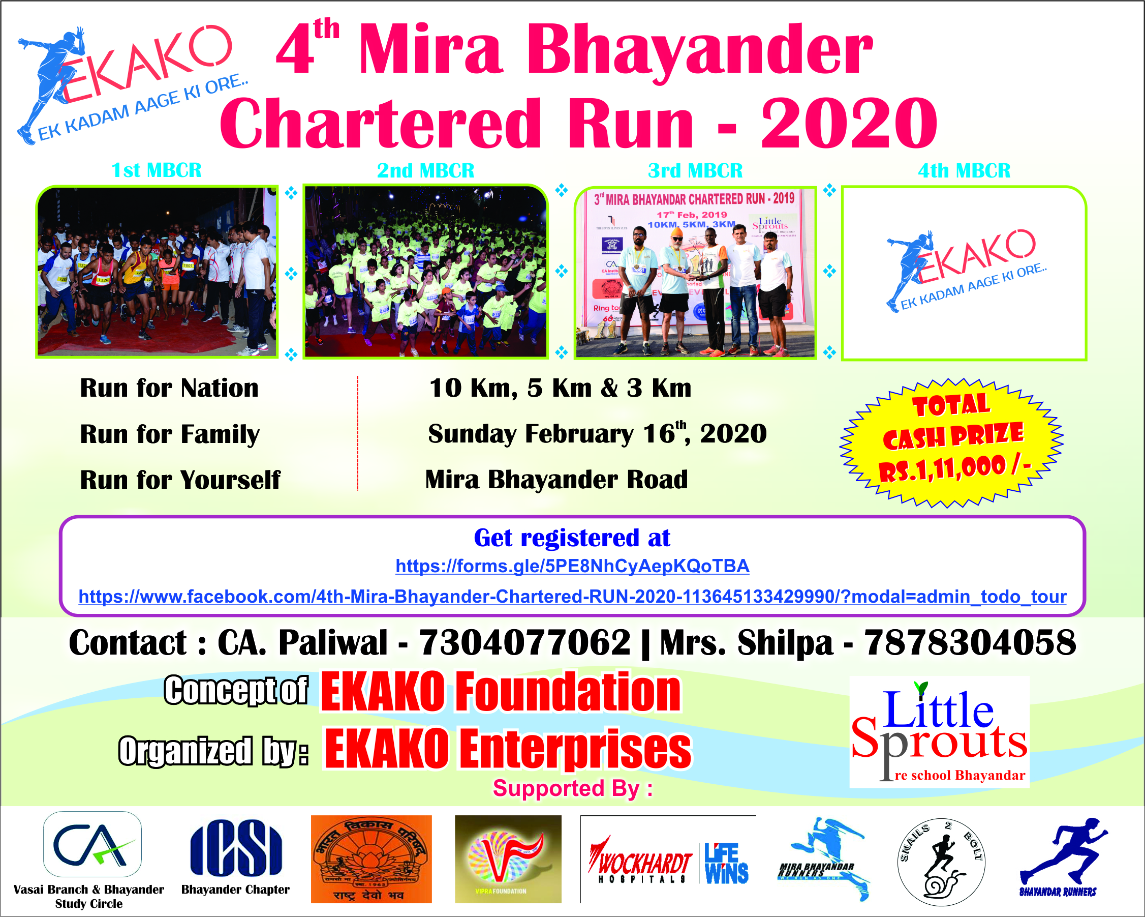 4th Mira-bhayander Chartered Run 2020