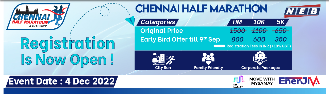 Chennai Half Marathon 2022